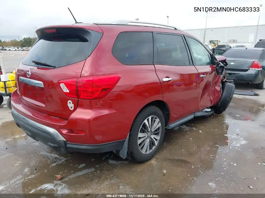 5N1DR2MN0HC683333 2017 Nissan Pathfinder S