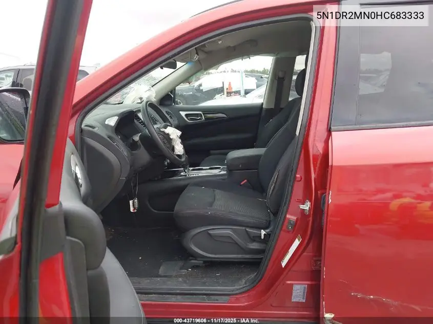 5N1DR2MN0HC683333 2017 Nissan Pathfinder S