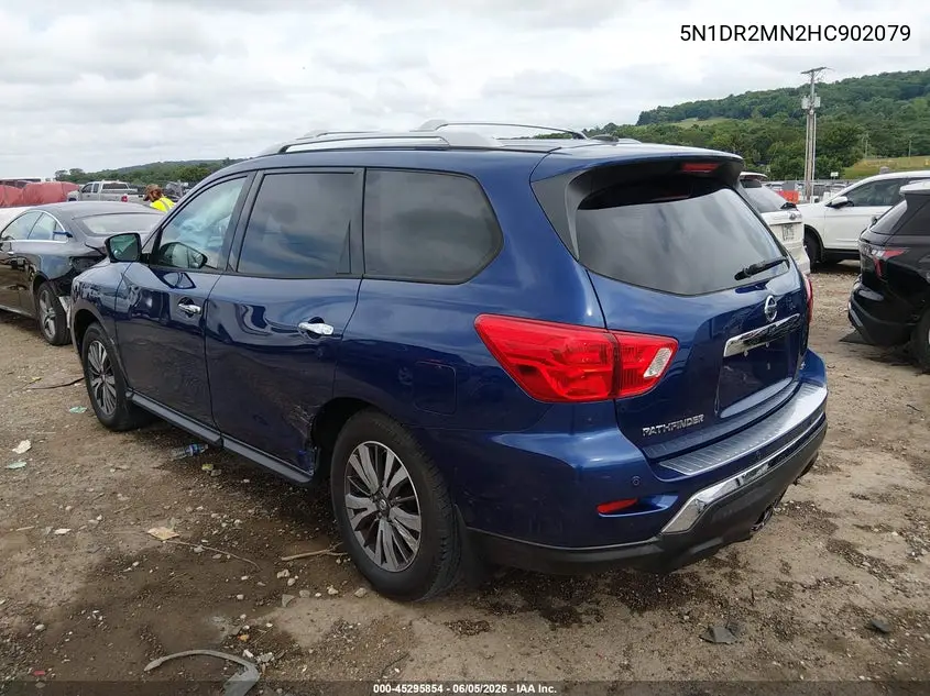2017 Nissan Pathfinder Sl VIN: 5N1DR2MN2HC902079 Lot: 45295854