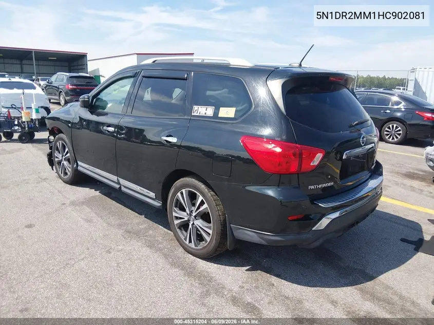 2017 Nissan Pathfinder Platinum VIN: 5N1DR2MM1HC902081 Lot: 45315204