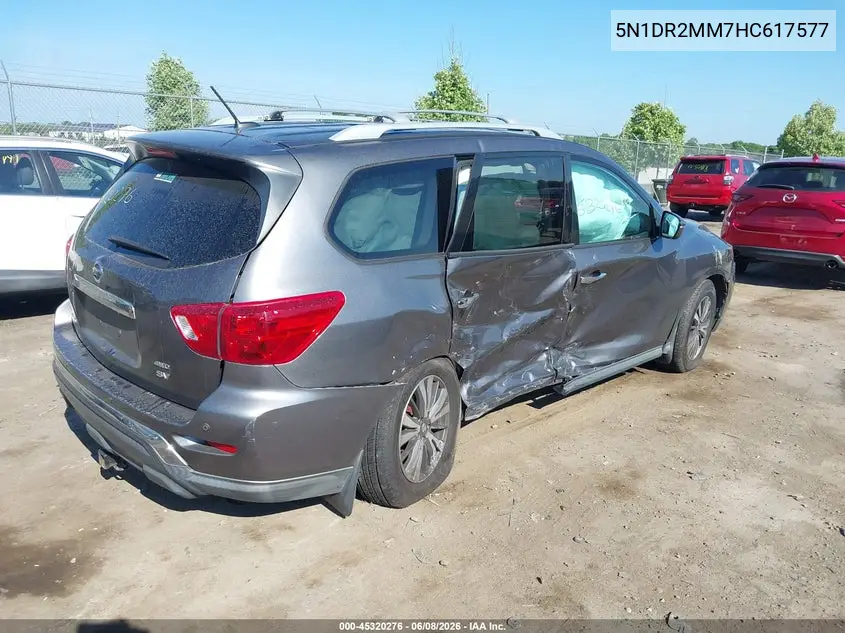 2017 Nissan Pathfinder Platinum/S/Sl/Sv VIN: 5N1DR2MM7HC617577 Lot: 45320276