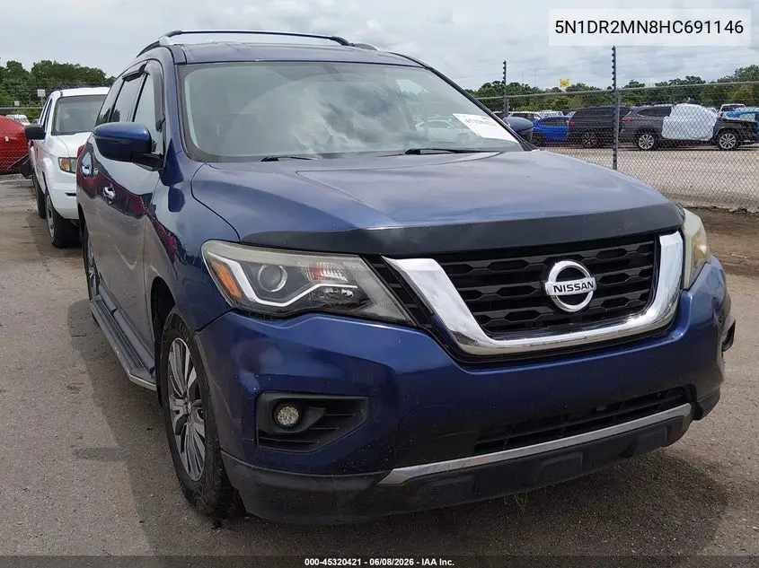 2017 Nissan Pathfinder S VIN: 5N1DR2MN8HC691146 Lot: 45320421