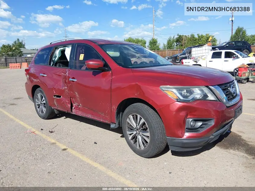 2017 Nissan Pathfinder Platinum/S/Sl/Sv VIN: 5N1DR2MN3HC683388 Lot: 45343893