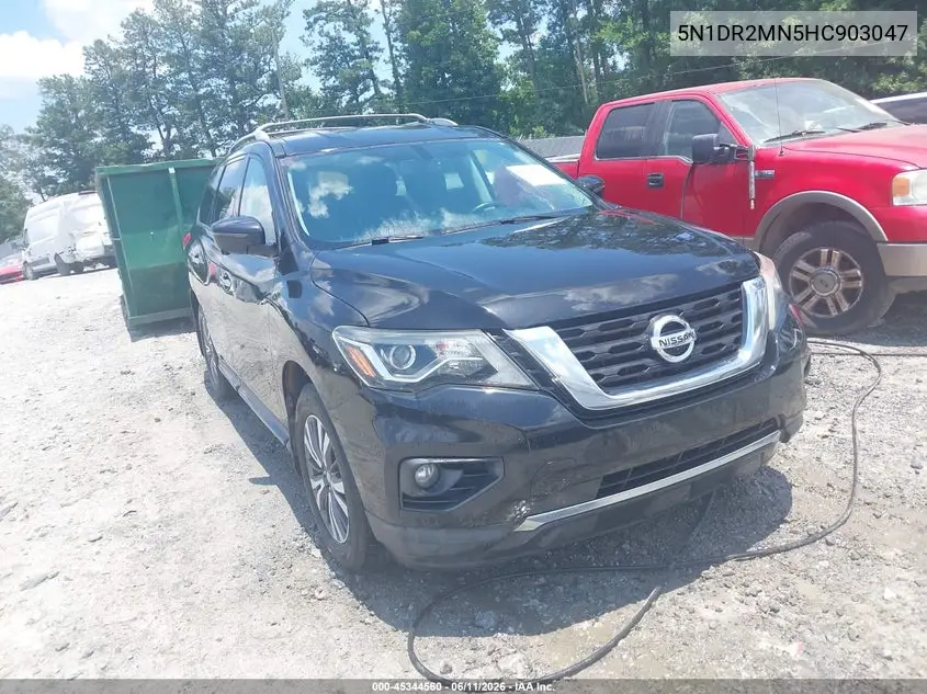 2017 Nissan Pathfinder Sl VIN: 5N1DR2MN5HC903047 Lot: 45344560