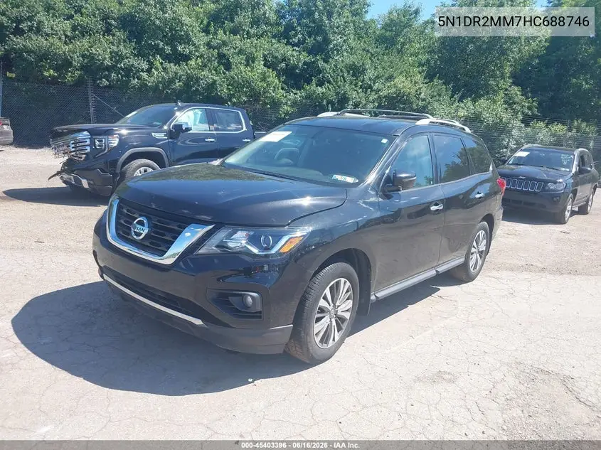 2017 Nissan Pathfinder Sv VIN: 5N1DR2MM7HC688746 Lot: 45403396