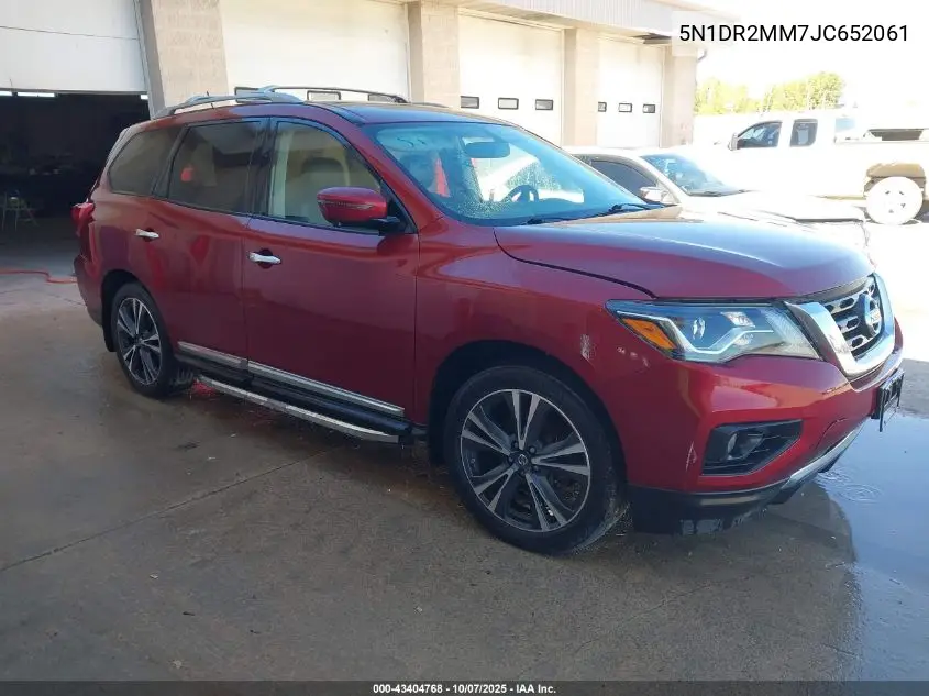 5N1DR2MM7JC652061 2018 Nissan Pathfinder Platinum