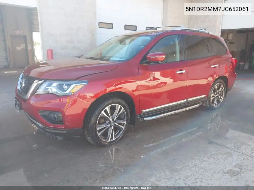 5N1DR2MM7JC652061 2018 Nissan Pathfinder Platinum