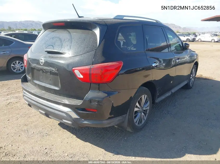 2018 Nissan Pathfinder S VIN: 5N1DR2MN1JC652856 Lot: 45387240