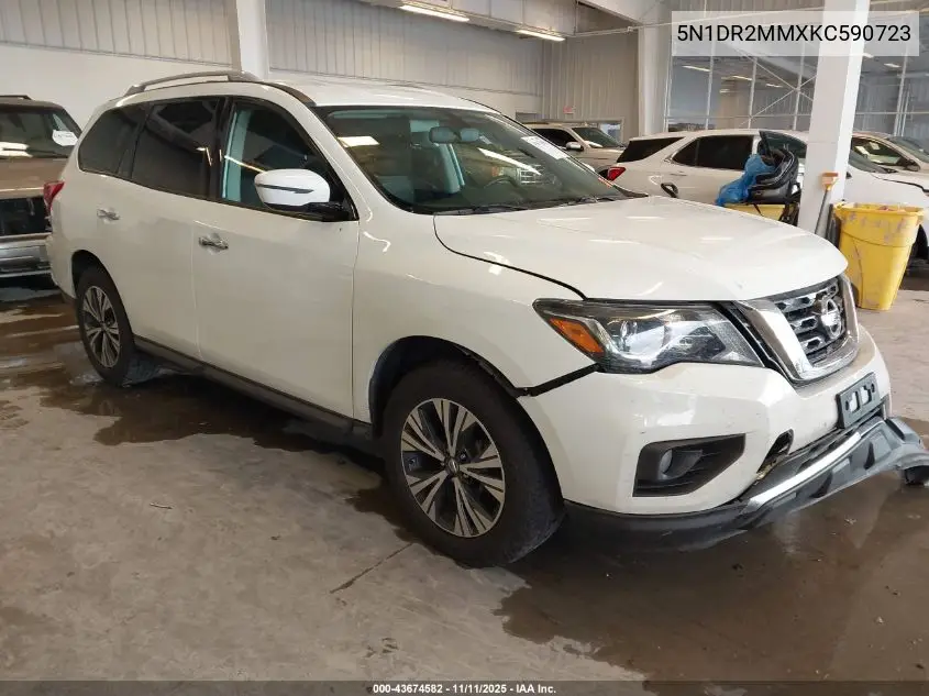5N1DR2MMXKC590723 2019 Nissan Pathfinder Sv