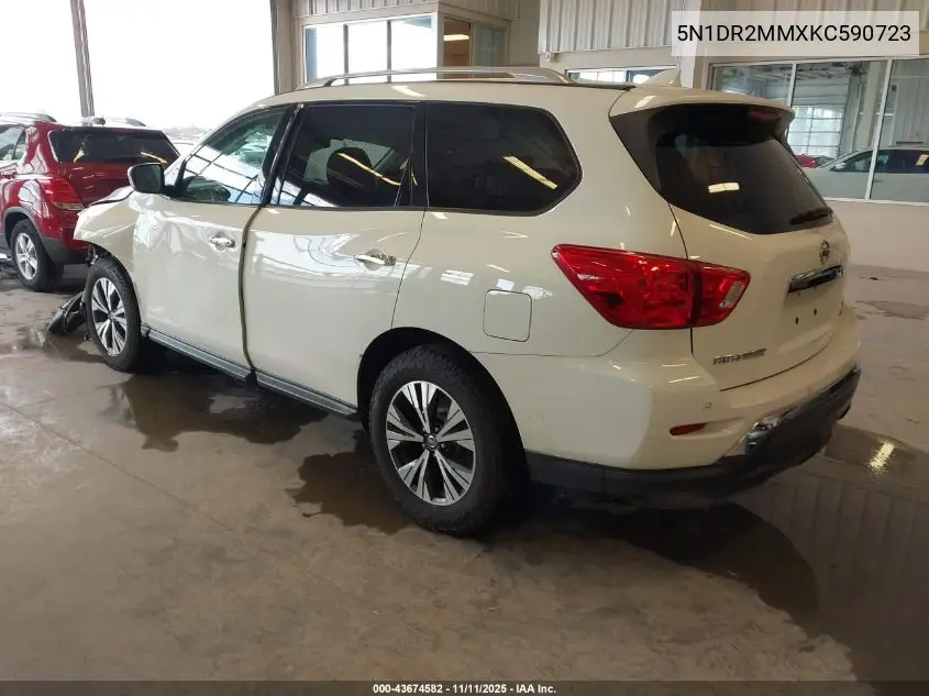 5N1DR2MMXKC590723 2019 Nissan Pathfinder Sv