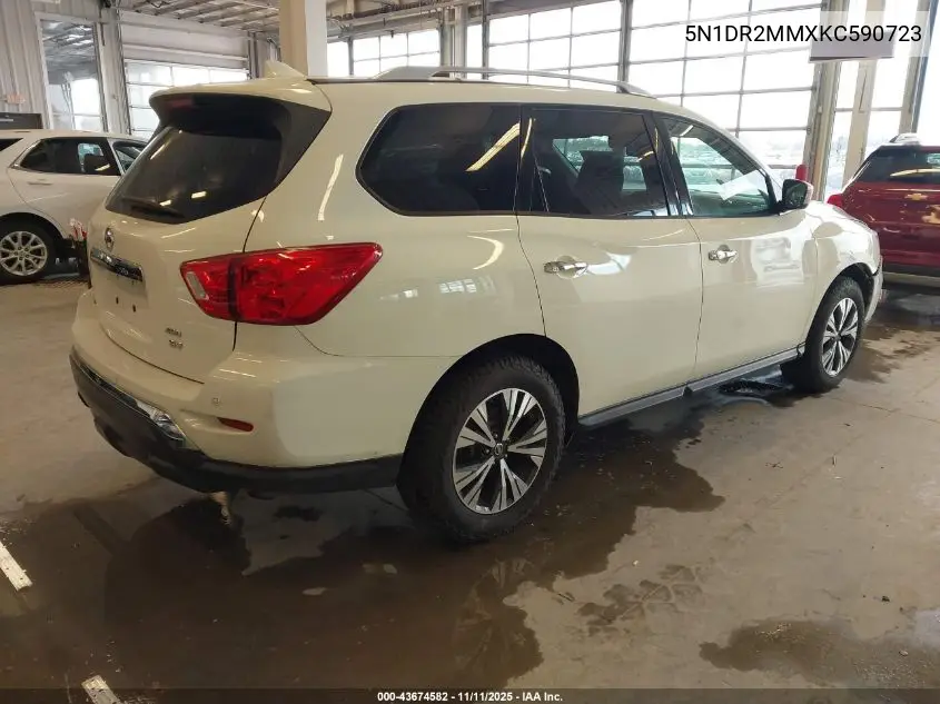 5N1DR2MMXKC590723 2019 Nissan Pathfinder Sv