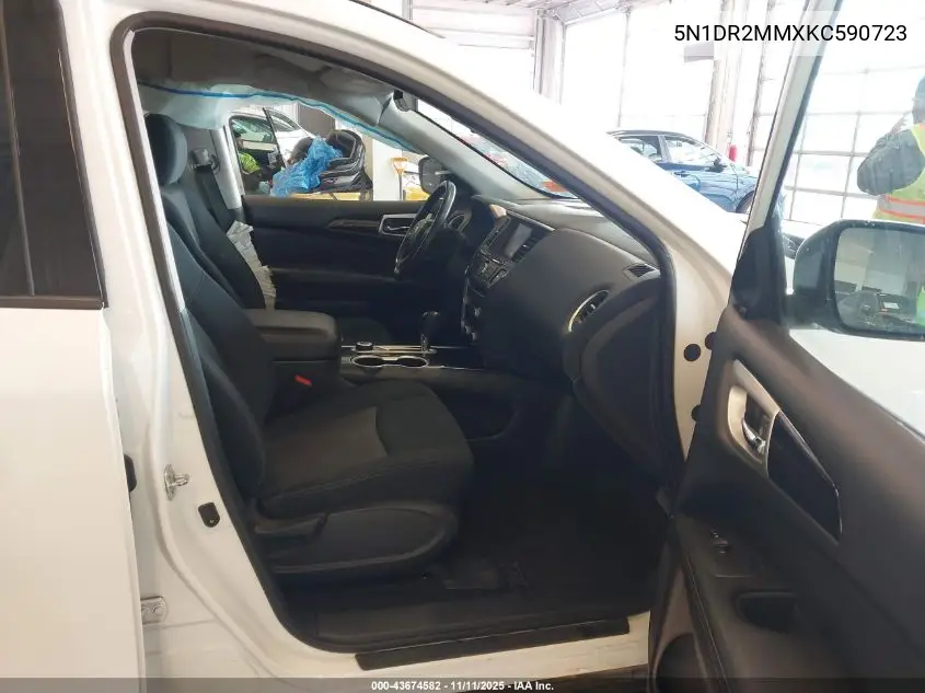 5N1DR2MMXKC590723 2019 Nissan Pathfinder Sv
