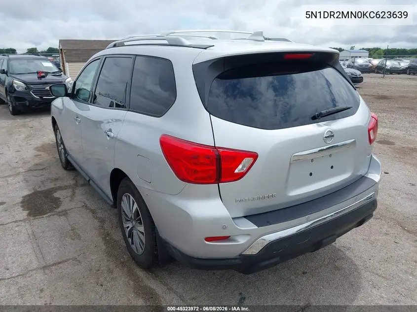 2019 Nissan Pathfinder S VIN: 5N1DR2MN0KC623639 Lot: 45323972