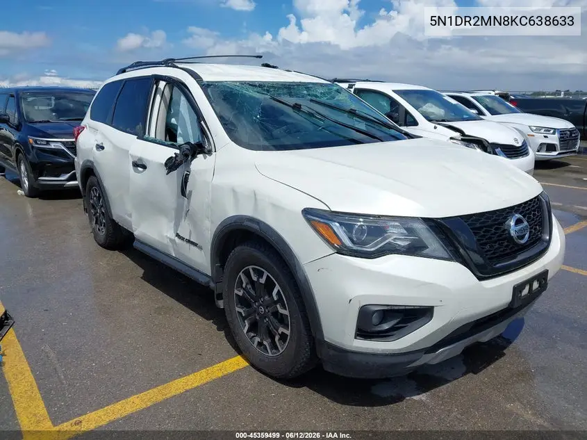 2019 Nissan Pathfinder Sv VIN: 5N1DR2MN8KC638633 Lot: 45359499