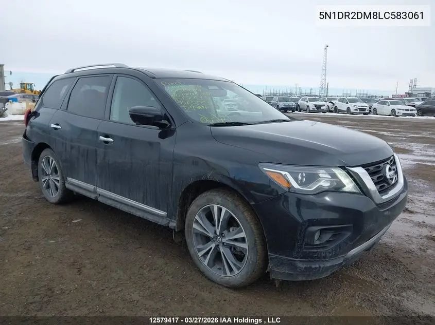 2020 Nissan Pathfinder Platinum VIN: 5N1DR2DM8LC583061 Lot: 12579417x