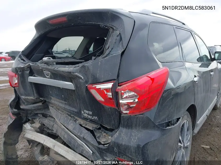 2020 Nissan Pathfinder Platinum VIN: 5N1DR2DM8LC583061 Lot: 12579417x