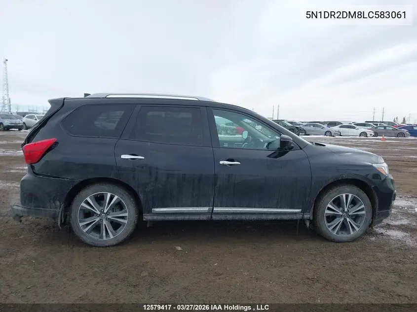 2020 Nissan Pathfinder Platinum VIN: 5N1DR2DM8LC583061 Lot: 12579417x