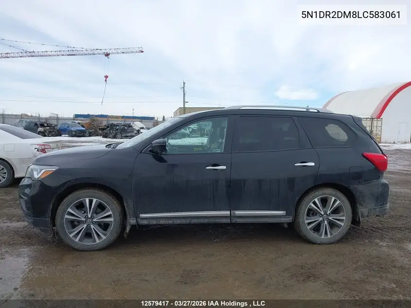 2020 Nissan Pathfinder Platinum VIN: 5N1DR2DM8LC583061 Lot: 12579417x