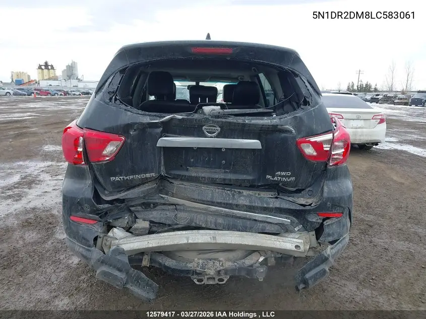 2020 Nissan Pathfinder Platinum VIN: 5N1DR2DM8LC583061 Lot: 12579417x
