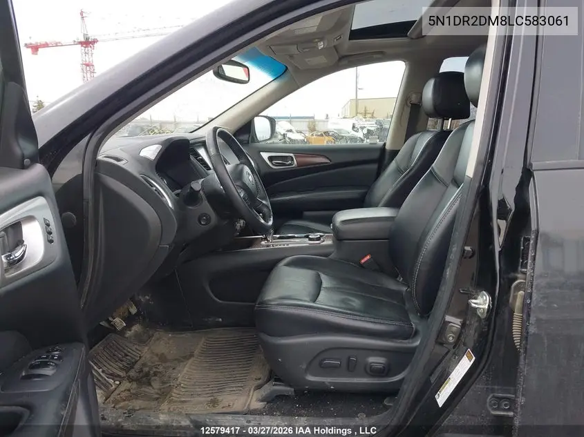 2020 Nissan Pathfinder Platinum VIN: 5N1DR2DM8LC583061 Lot: 12579417x