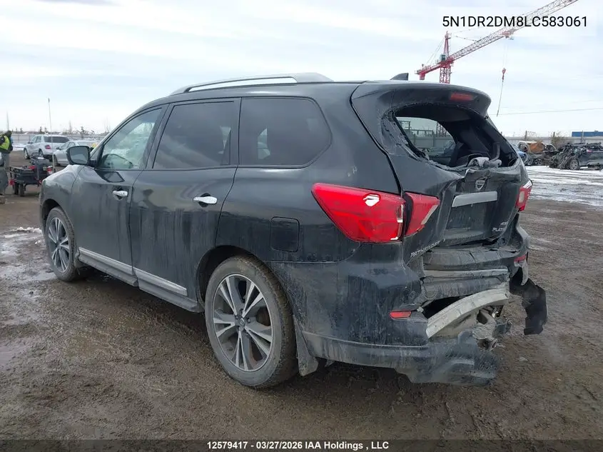 2020 Nissan Pathfinder Platinum VIN: 5N1DR2DM8LC583061 Lot: 12579417x
