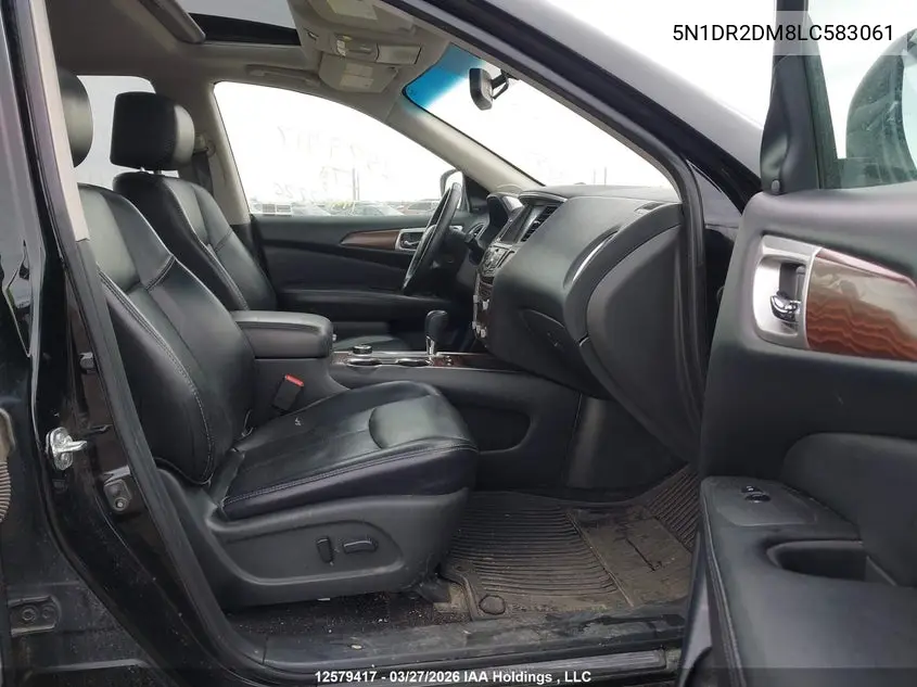 2020 Nissan Pathfinder Platinum VIN: 5N1DR2DM8LC583061 Lot: 12579417x
