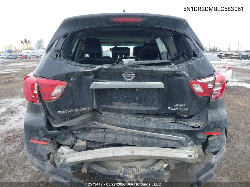 2020 Nissan Pathfinder Platinum VIN: 5N1DR2DM8LC583061 Lot: 12579417x