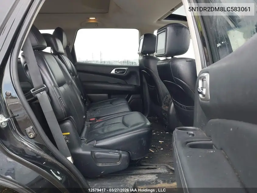 2020 Nissan Pathfinder Platinum VIN: 5N1DR2DM8LC583061 Lot: 12579417x