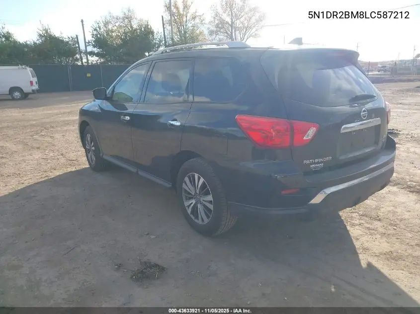 5N1DR2BM8LC587212 2020 Nissan Pathfinder Sv 4Wd