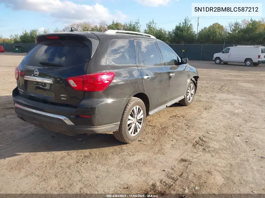5N1DR2BM8LC587212 2020 Nissan Pathfinder Sv 4Wd