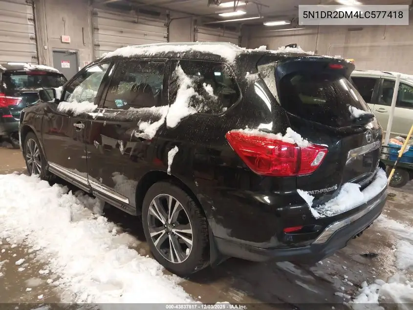 5N1DR2DM4LC577418 2020 Nissan Pathfinder Platinum 4Wd