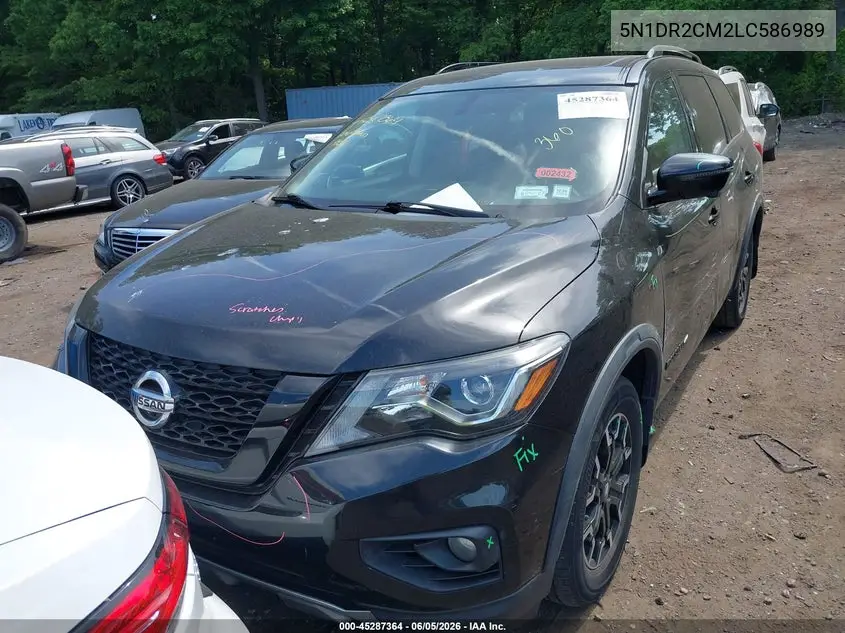 2020 Nissan Pathfinder Sl 4Wd VIN: 5N1DR2CM2LC586989 Lot: 45287364