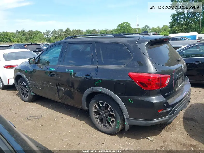 2020 Nissan Pathfinder Sl 4Wd VIN: 5N1DR2CM2LC586989 Lot: 45287364