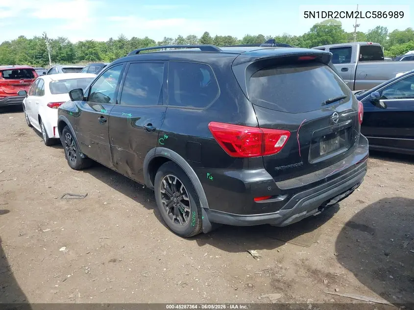 2020 Nissan Pathfinder Sl 4Wd VIN: 5N1DR2CM2LC586989 Lot: 45287364