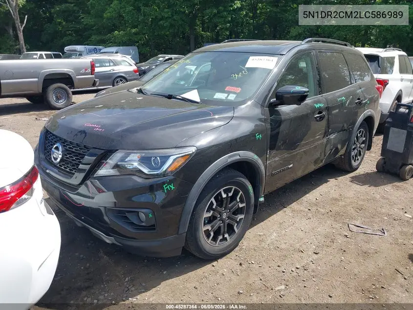 2020 Nissan Pathfinder Sl 4Wd VIN: 5N1DR2CM2LC586989 Lot: 45287364