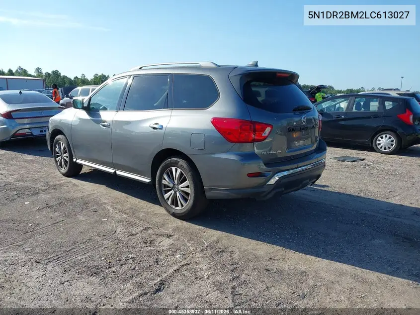 2020 Nissan Pathfinder Sv 4Wd VIN: 5N1DR2BM2LC613027 Lot: 45358937