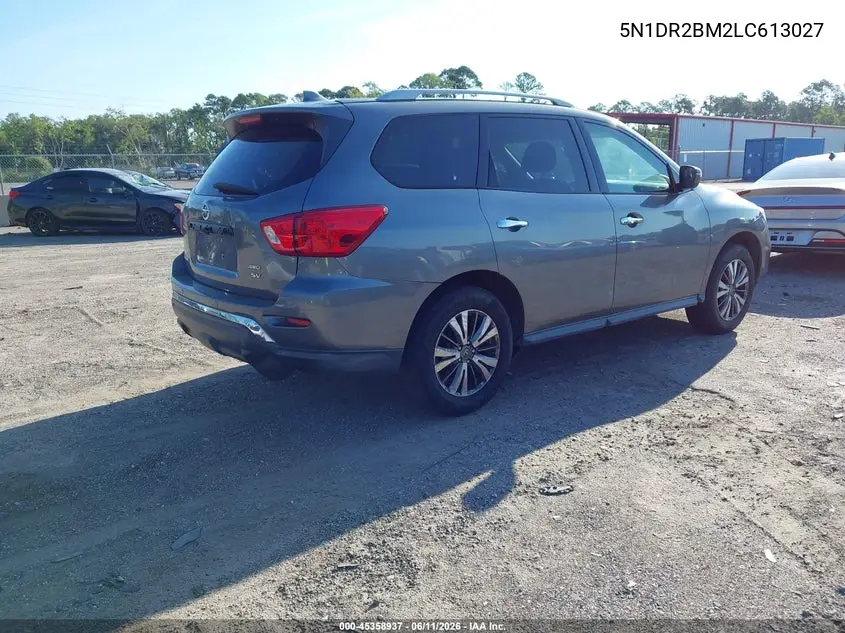 2020 Nissan Pathfinder Sv 4Wd VIN: 5N1DR2BM2LC613027 Lot: 45358937