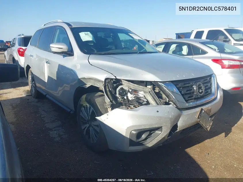 2020 Nissan Pathfinder Sl 2Wd VIN: 5N1DR2CN0LC578401 Lot: 45384257