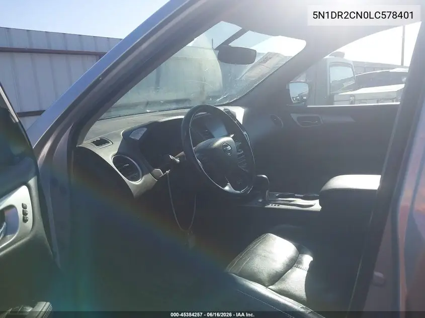 2020 Nissan Pathfinder Sl 2Wd VIN: 5N1DR2CN0LC578401 Lot: 45384257