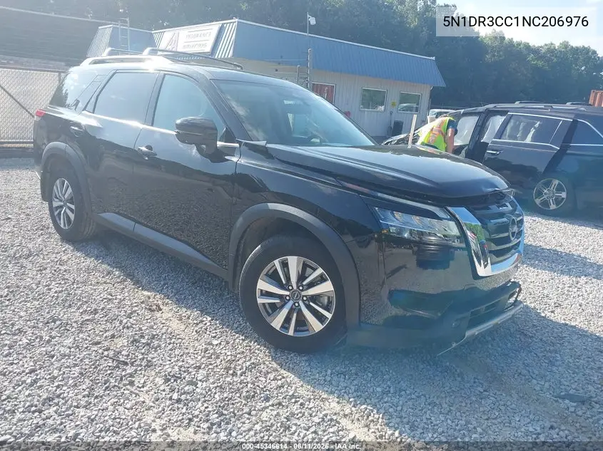 2022 Nissan Pathfinder Sl 4Wd VIN: 5N1DR3CC1NC206976 Lot: 45346614