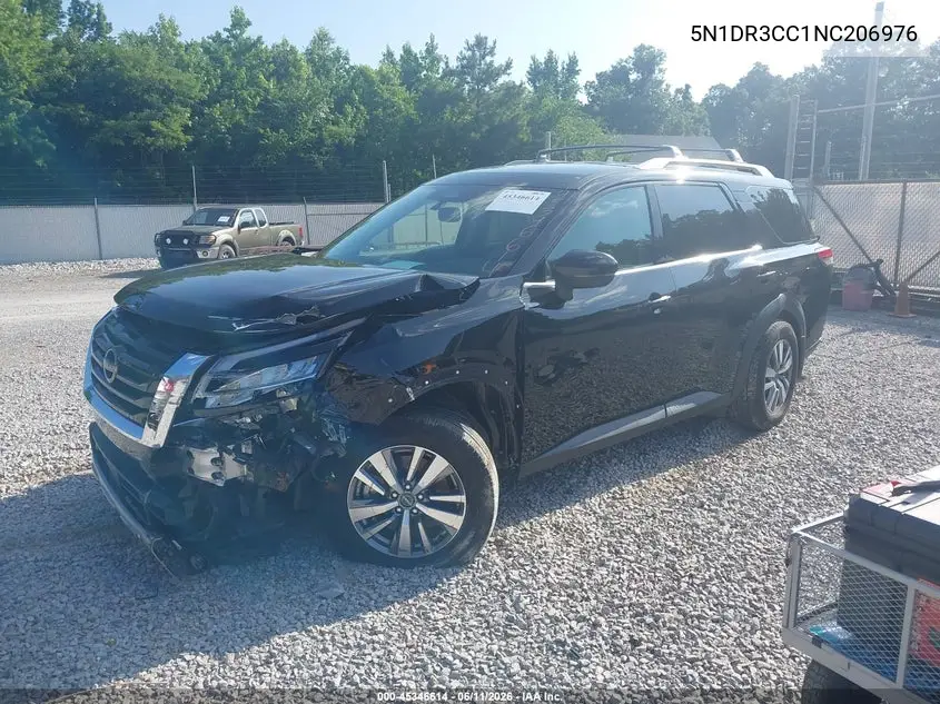 2022 Nissan Pathfinder Sl 4Wd VIN: 5N1DR3CC1NC206976 Lot: 45346614
