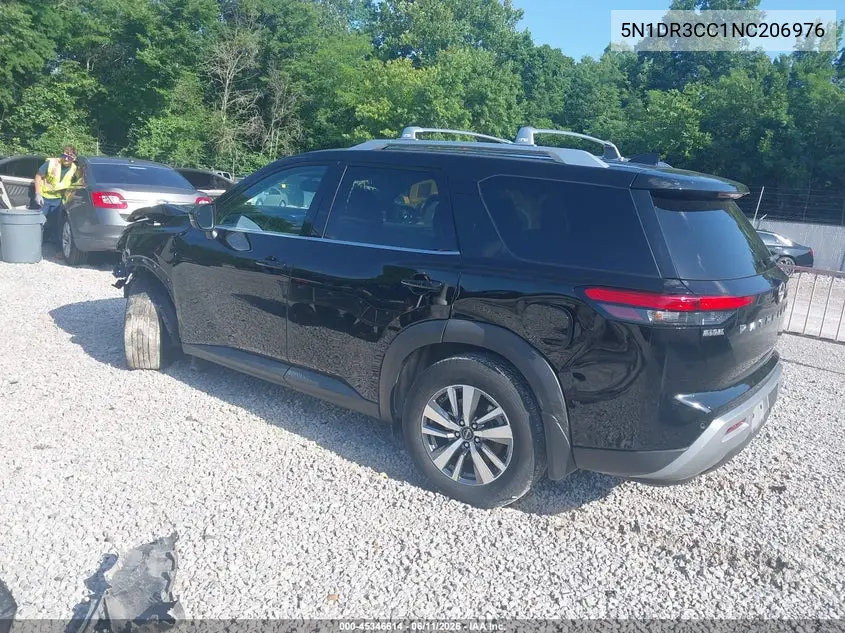 2022 Nissan Pathfinder Sl 4Wd VIN: 5N1DR3CC1NC206976 Lot: 45346614