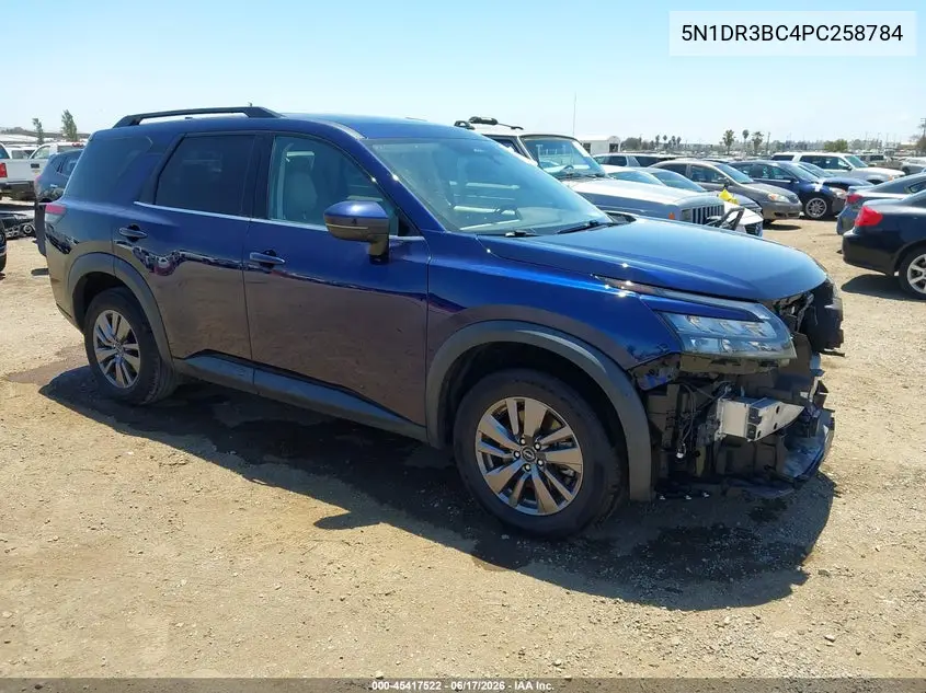 2023 Nissan Pathfinder Sv 4Wd VIN: 5N1DR3BC4PC258784 Lot: 45417522