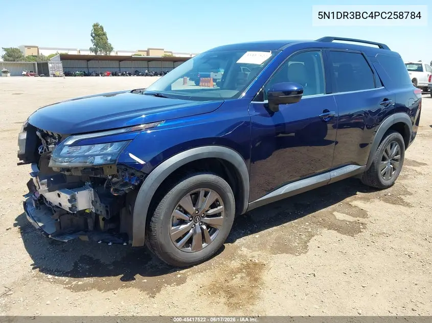 2023 Nissan Pathfinder Sv 4Wd VIN: 5N1DR3BC4PC258784 Lot: 45417522