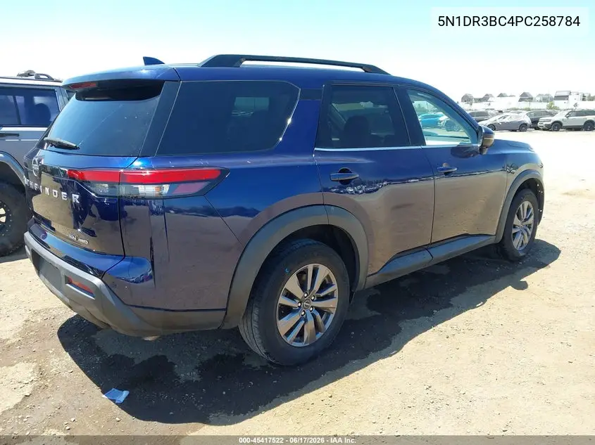 2023 Nissan Pathfinder Sv 4Wd VIN: 5N1DR3BC4PC258784 Lot: 45417522