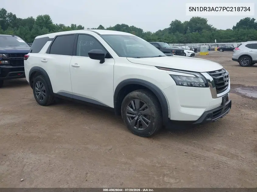 2023 Nissan Pathfinder S 4Wd VIN: 5N1DR3AC7PC218734 Lot: 45626044