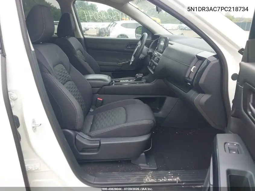 2023 Nissan Pathfinder S 4Wd VIN: 5N1DR3AC7PC218734 Lot: 45626044