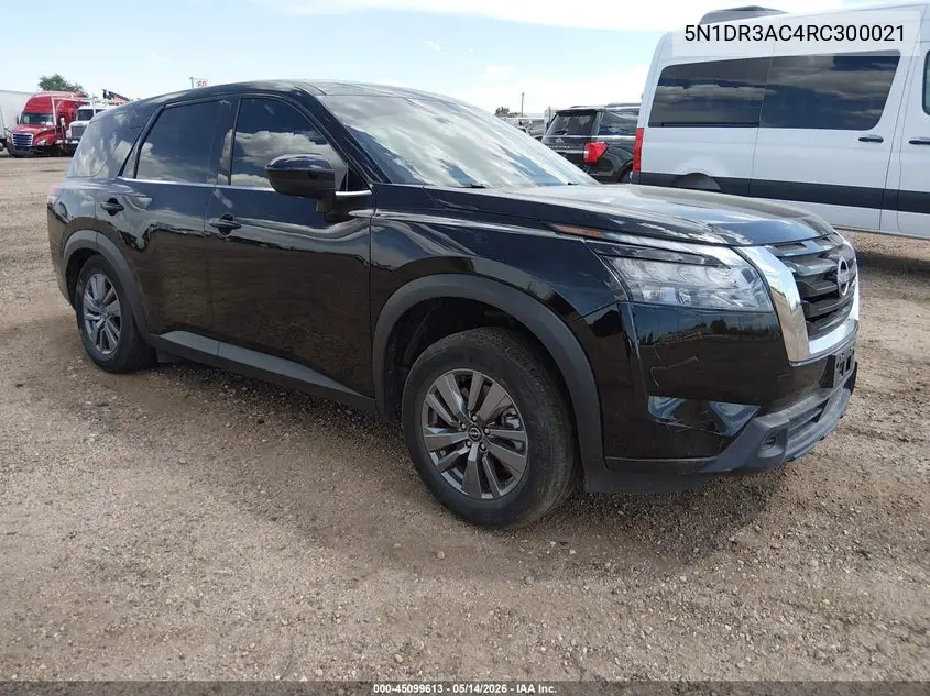 2024 Nissan Pathfinder S 4Wd VIN: 5N1DR3AC4RC300021 Lot: 45099613