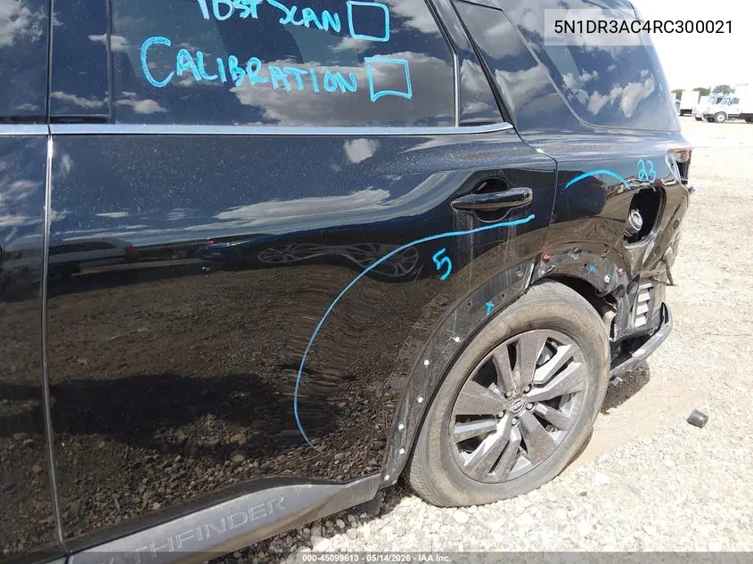 2024 Nissan Pathfinder S 4Wd VIN: 5N1DR3AC4RC300021 Lot: 45099613
