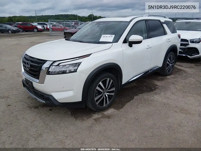 2024 Nissan Pathfinder Platinum 4Wd VIN: 5N1DR3DJ9RC220076 Lot: 45267579